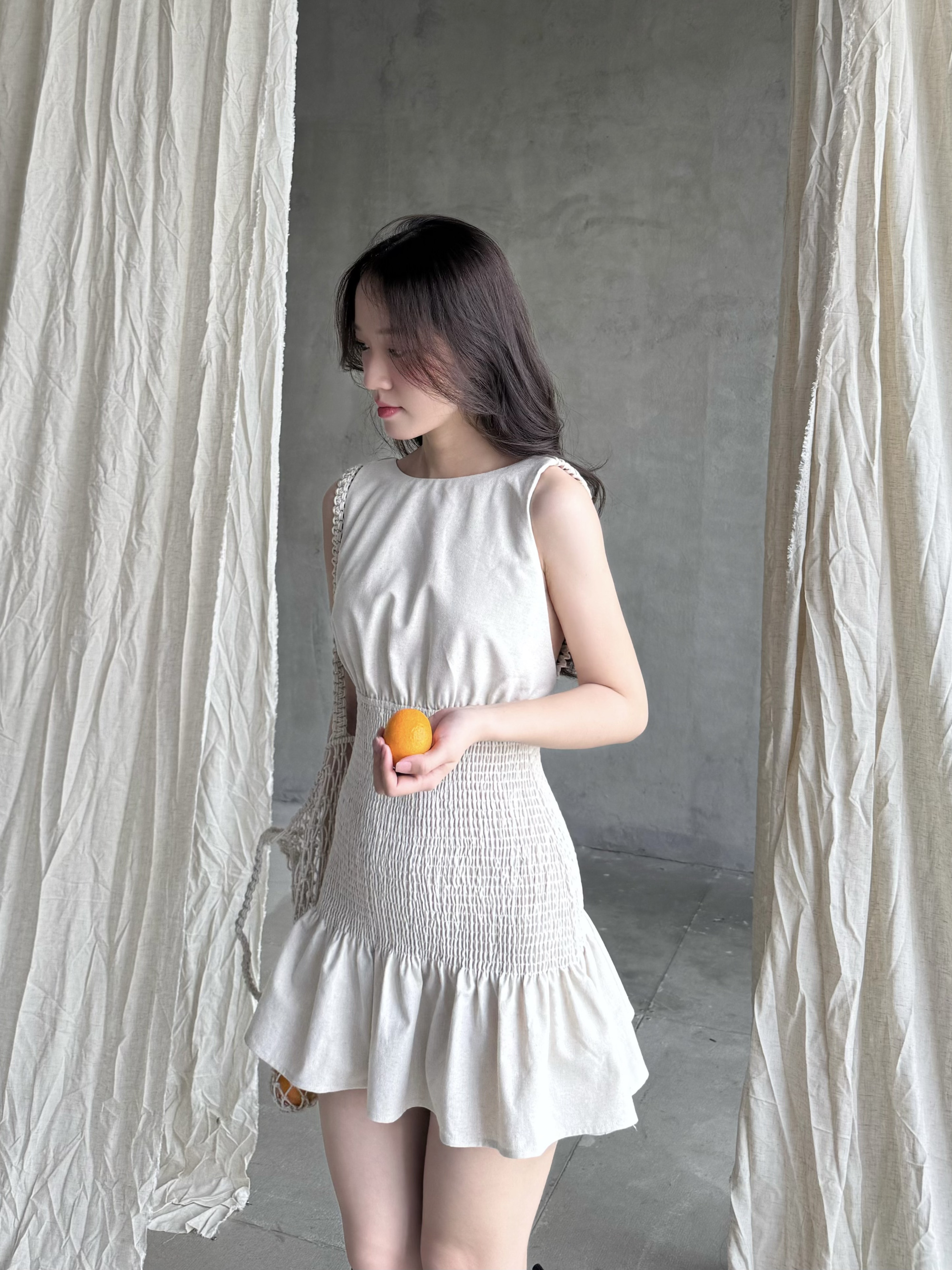Beige Tana Dress